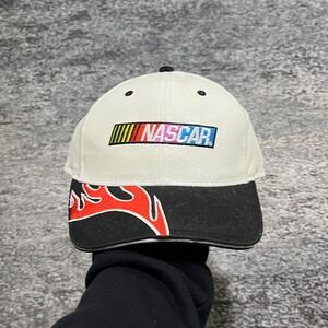 NASCAR Snapback Hat Embroidered Flames Baseball Cap Winner's Circle NASCAR